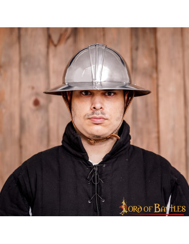 Casco medieval Kettle inglés de Infantería