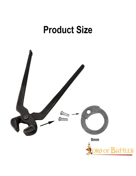 9 mm ringbrynje tang.