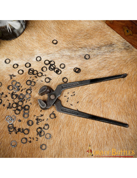 9 mm ringbrynje tang.