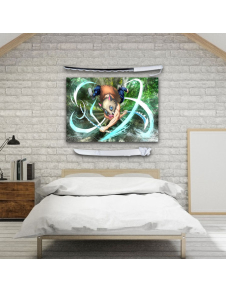 Pack estandarte + katana de Inosuke... Pack estandarte + katana de Inosuke...