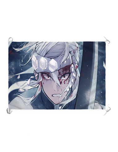 Banner-Flag Demon Slayer of Tengen Uzui (70x100 cm.)
 Materiale-Satin