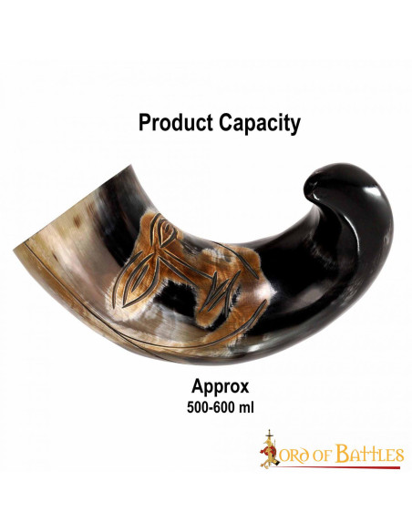 Middelalderlig stamme-ansigtshorn at...