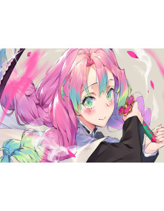 Banner-flag Mitsuri Kanroji Kimetsu No Yaiba (70x100 cm.) 2