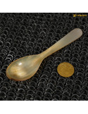 Set 4 cucharas medievales en asta de buey (16,5 cm.)
