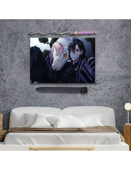 Pack Katana Obanai Iguro + Banner,...