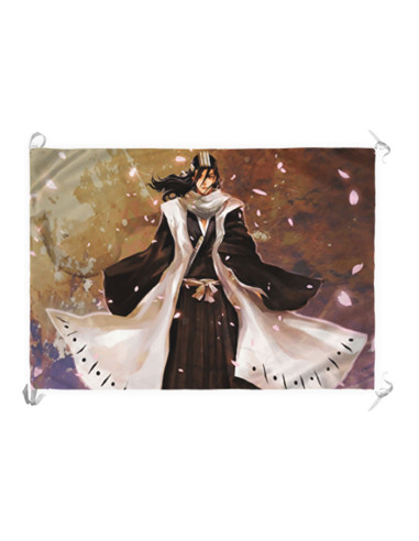 Baniervlag Senbonzakura Kuchiki Byakuya (100 x 70 cm.)
 Materiaal-Satijn