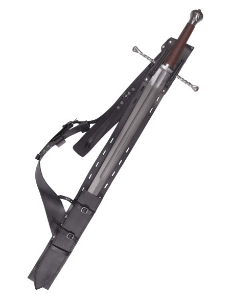 Schede om zwaard op de rug te plaatsen