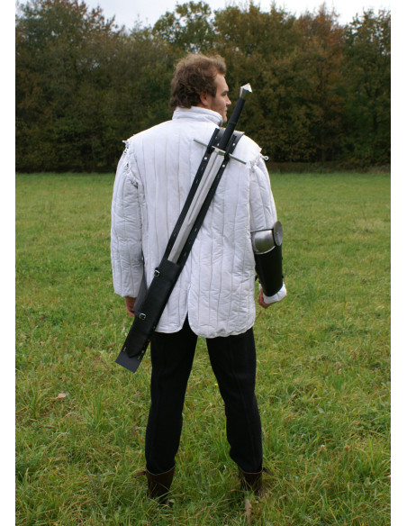 Schede om zwaard op de rug te plaatsen