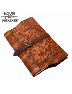Middle-earth journal i håndlavet læder (23x16,5 cm.)