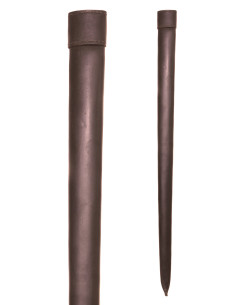 Eenvoudige leren schede voor oefenzwaard (81 cm.)