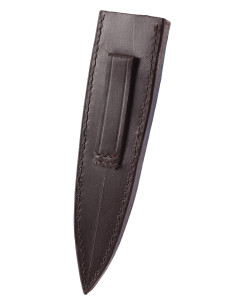 Leren schede voor middeleeuwse laarzendolk (17,5 cm.) 2