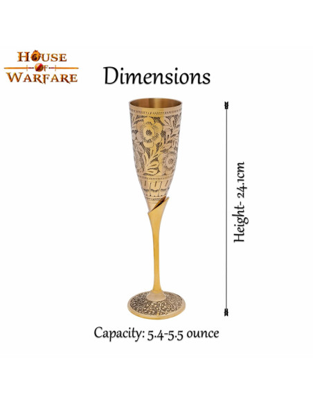 Champagneglas voor middeleeuws...