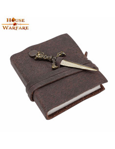 Pequeño diario medieval con mini-daga (5x6,3 cm.)