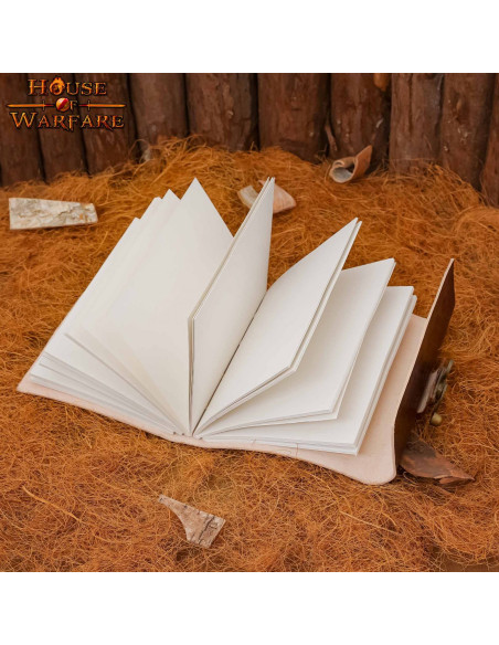 Havfruedagbog i håndlavet læder...