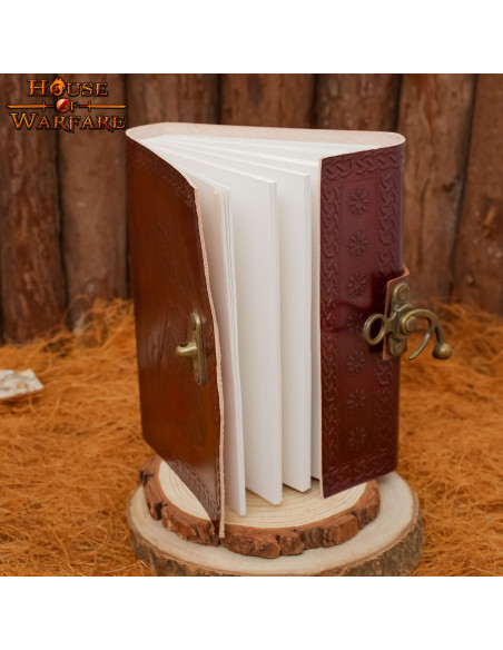 Diario de la sirena en cuero hecho a...