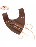 Tahalí medieval marrón para colgar espadas inclinadas