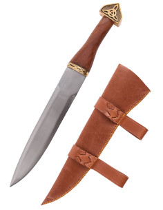 Viking Seax dolk, med læderskede (49 cm.)