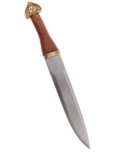 Viking Seax dolk, met leren schede (49 cm.) 2