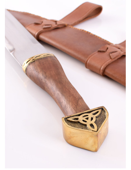 Daga vikinga tipo Seax, con vaina de...