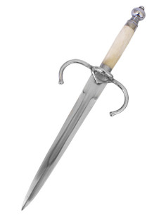 Daga renacentista Acompañante de Rapiera, con vaina (44 cm.)