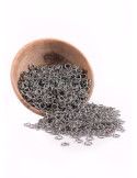 Bolsa anillas zinc cota malla, 9 mm.