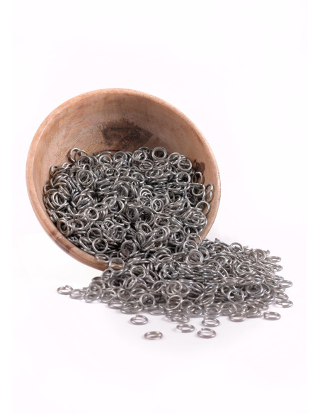 Ringbeutel aus Zinkgewebe, 9 mm.