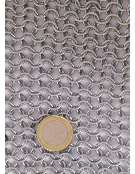 Cota de malla de manga corta, chapada...