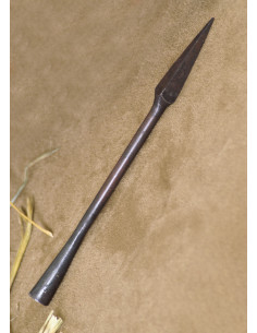 Punta de flecha larga, acero al carbono (16 cm.)