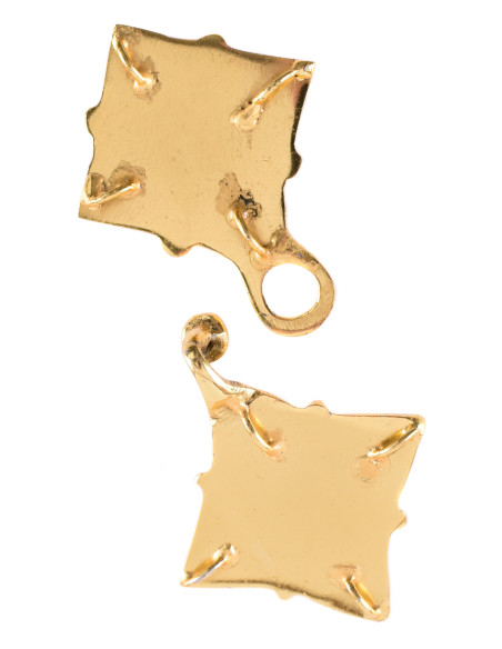 Vikingebroche af 2 dele i messing...