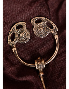 Viking broche type Gldsborough Fibula, messing (6,3 cm.) 2
