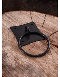 Middeleeuwse klopperring voor kist of deur (5,5 cm.) 2