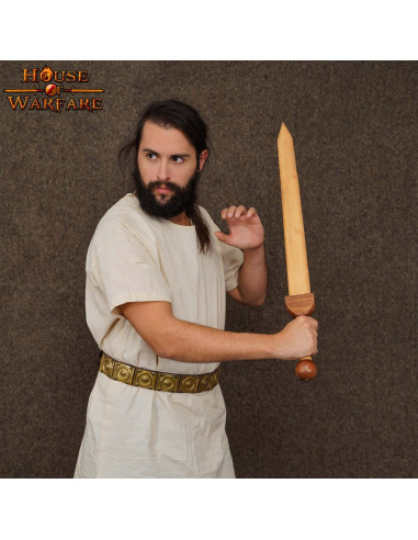 Espada Gladius de madera para entrenamientos (71 cm.)