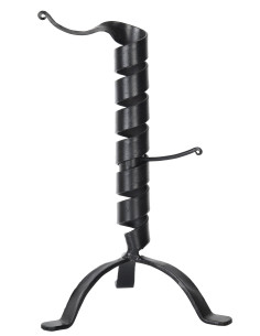 Justerbar flettet middelalderlig lysestage (30 cm.)