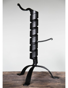 Justerbar flettet middelalderlig lysestage (30 cm.) 2
