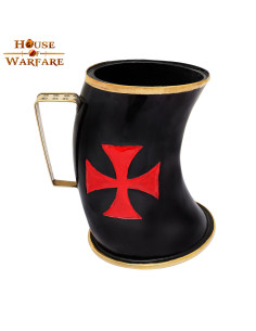 Mittelalterlicher Krug der Templer aus Horn (800 ml.)
