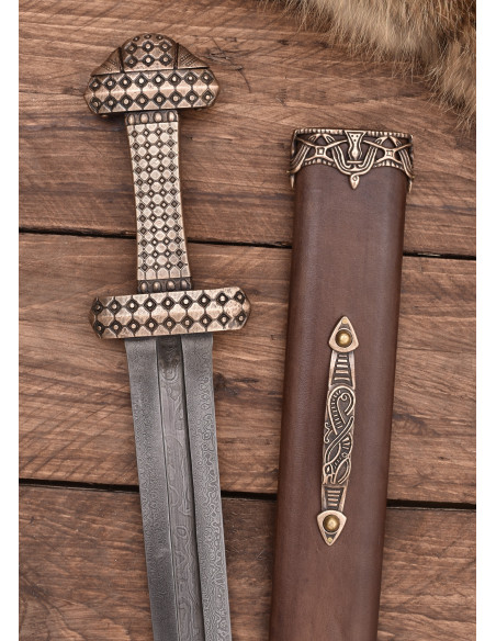 Vikingzwaard met bronzen gevest,...