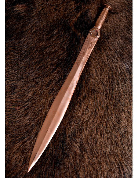 Espada celta corta en bronce (71,5 cm.)