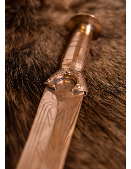 Keltisk kort sværd i bronze (71,5 cm.)