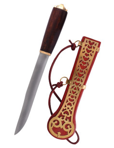 Romersk dolk med Dura-Europos skede (31,5 cm.)
