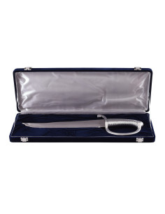 Sable para abrir champán, con caja de madera 2