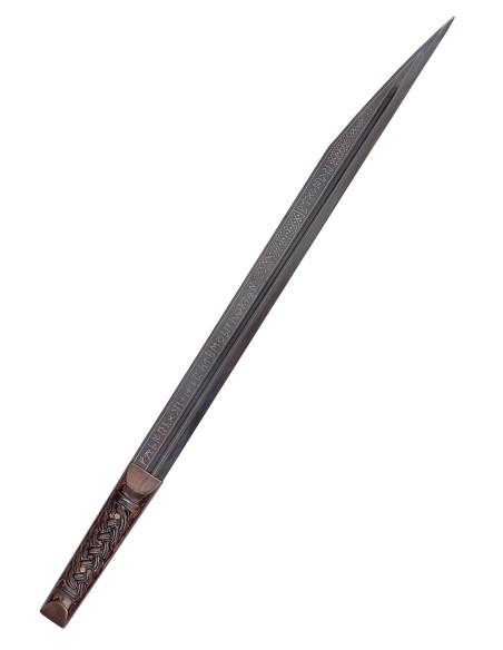 Seax de Beagnoth kniv, guld og sølv...