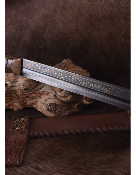 Seax de Beagnoth kniv, guld og sølv...