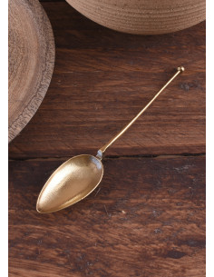 Romeinse lepel in messing type Ligula (14,5 cm.) 2