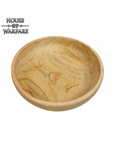 Houten schaal om te eten (4,7x20 cm.)