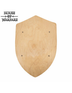 Escudo medieval en madera, customizable