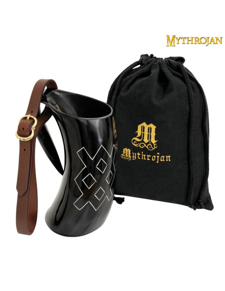 Keltischer Riegelkrug aus Hornhorn...