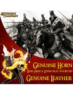 Cuerno Medieval Caballero del Reino con tahalí (250 ml.) 2