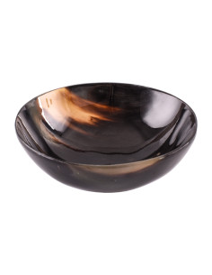 Håndlavet middelalder skål i horn (15 cm.)