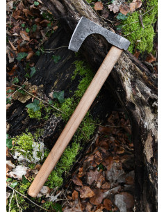Vikingeøkse med håndsmedet stål, type C (60 cm.) 2