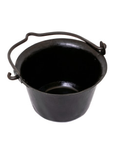 Middeleeuwse ijzeren pot, ca. 3 liter 2